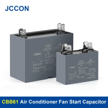2szt CBB61 kondensator Rozruchowy wentylatora Klimatyzacji 450 1,2 1,5 µf µf 2 mff 2,5 µf 3 mff 3,5 mff 4 mff 4,5 mff 5 µf 6 mff 6,5 mff 7 mff 8 µf