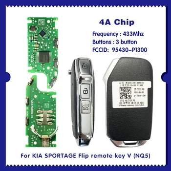 Dla KIA SPORTAGE Klapki zdalny klucz V (NQ5) 4AChip 434 Mhz 95430-P1300 CN051160